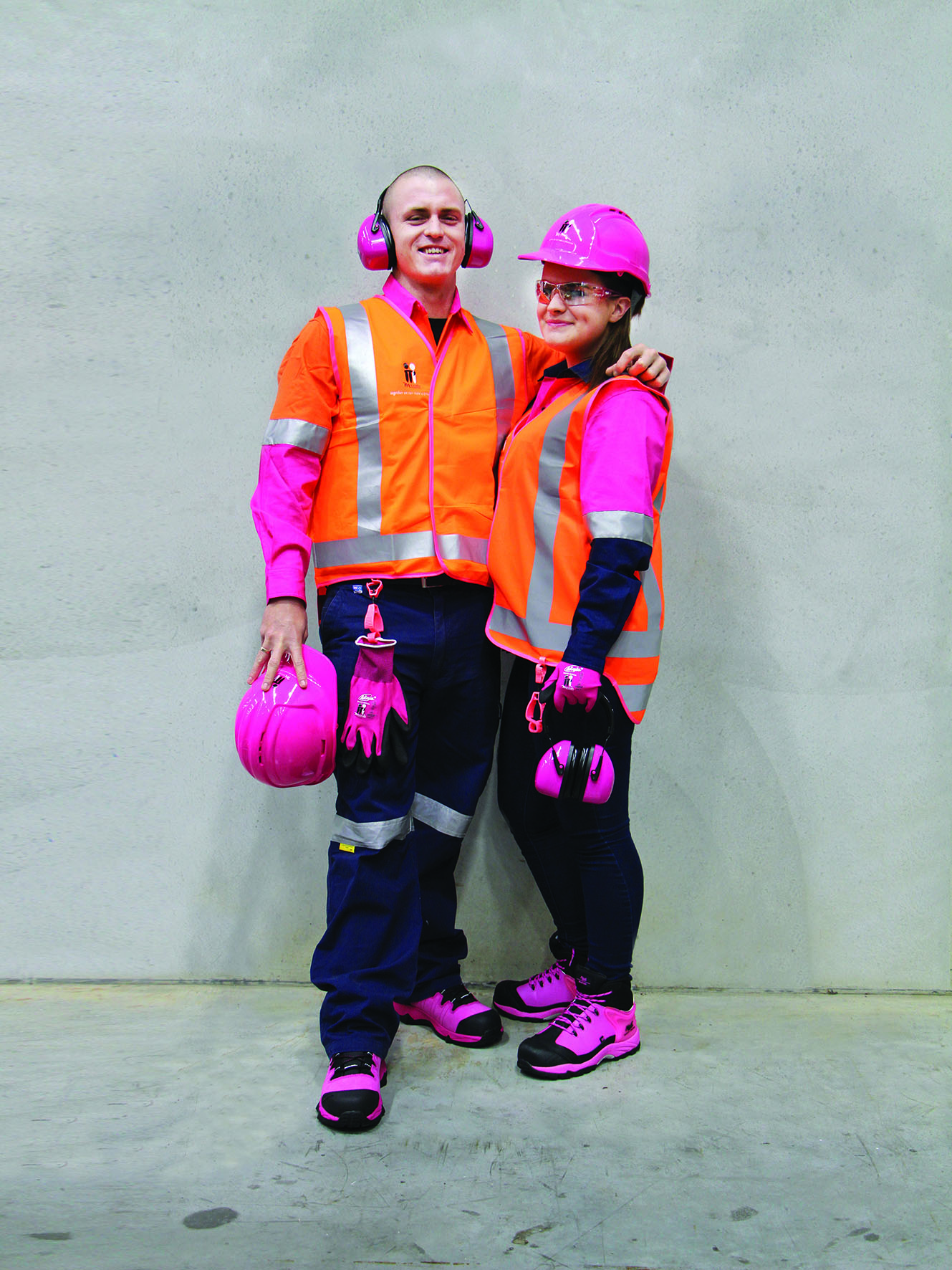Get Pinked With Your Safety Gear This October